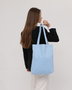 Zoozie Bags 2069 Bolso Tote de Gabardina Azul 35x40x8cm